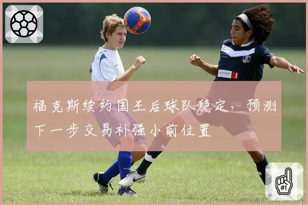 福克斯续约国王后球队稳定，预测下一步交易补强小前位置